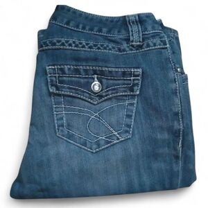INC INTERNATIONAL CONCEPTS Denim Jeans Curvy Fit Boot Cut Size 6